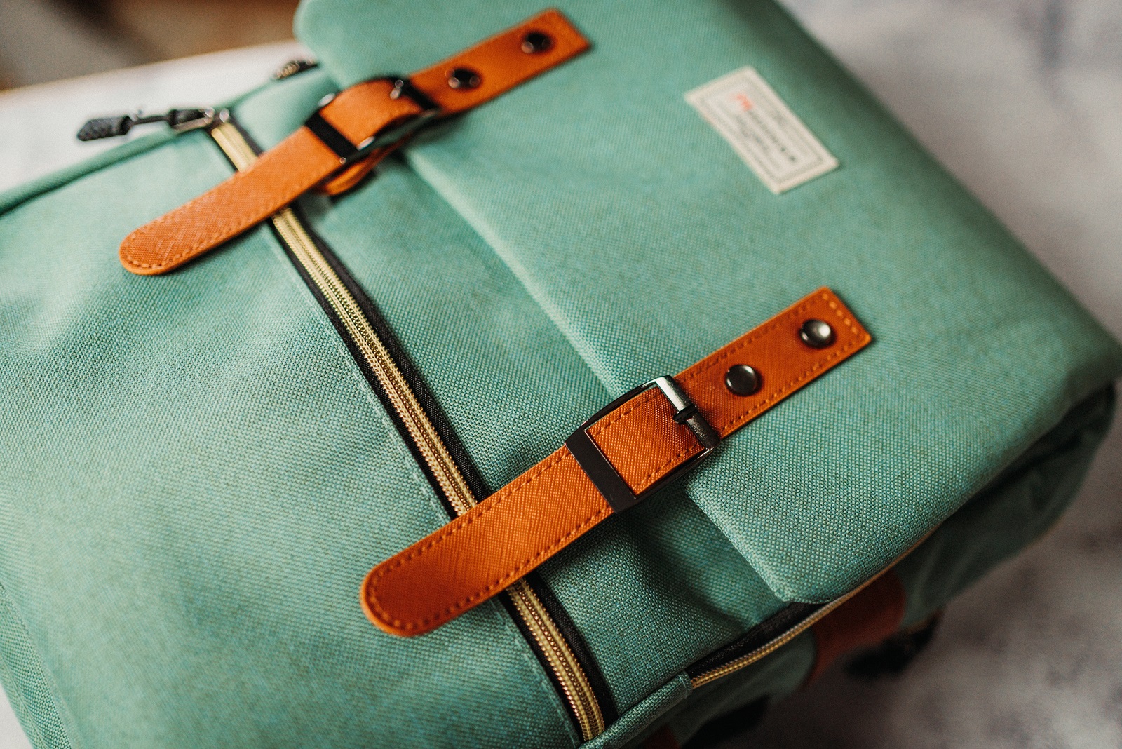 Modoker Vintage Laptop Backpack for Women Men,Travel Backpacks with USB