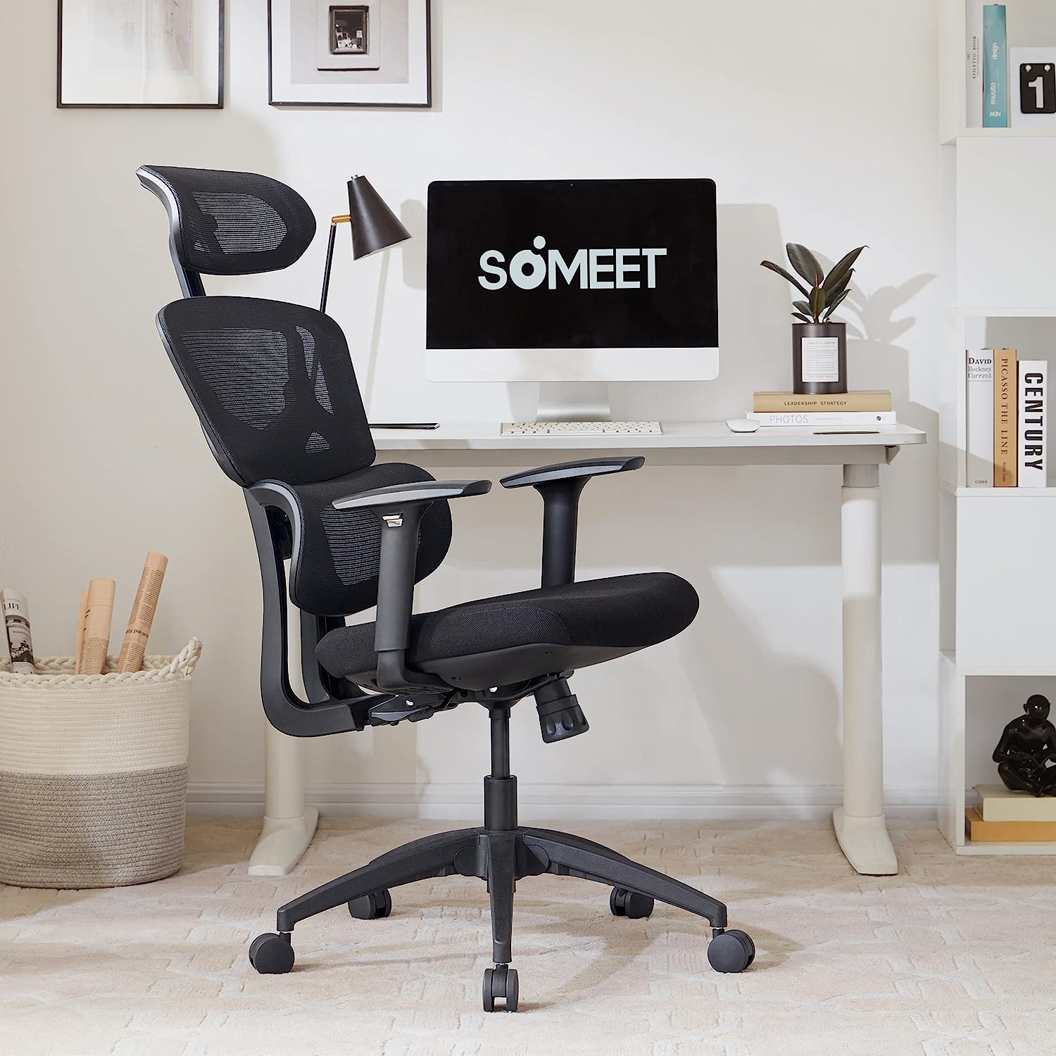 SOMEET Ergonomic Office Chair Home Office Desk Chair with Lumbar