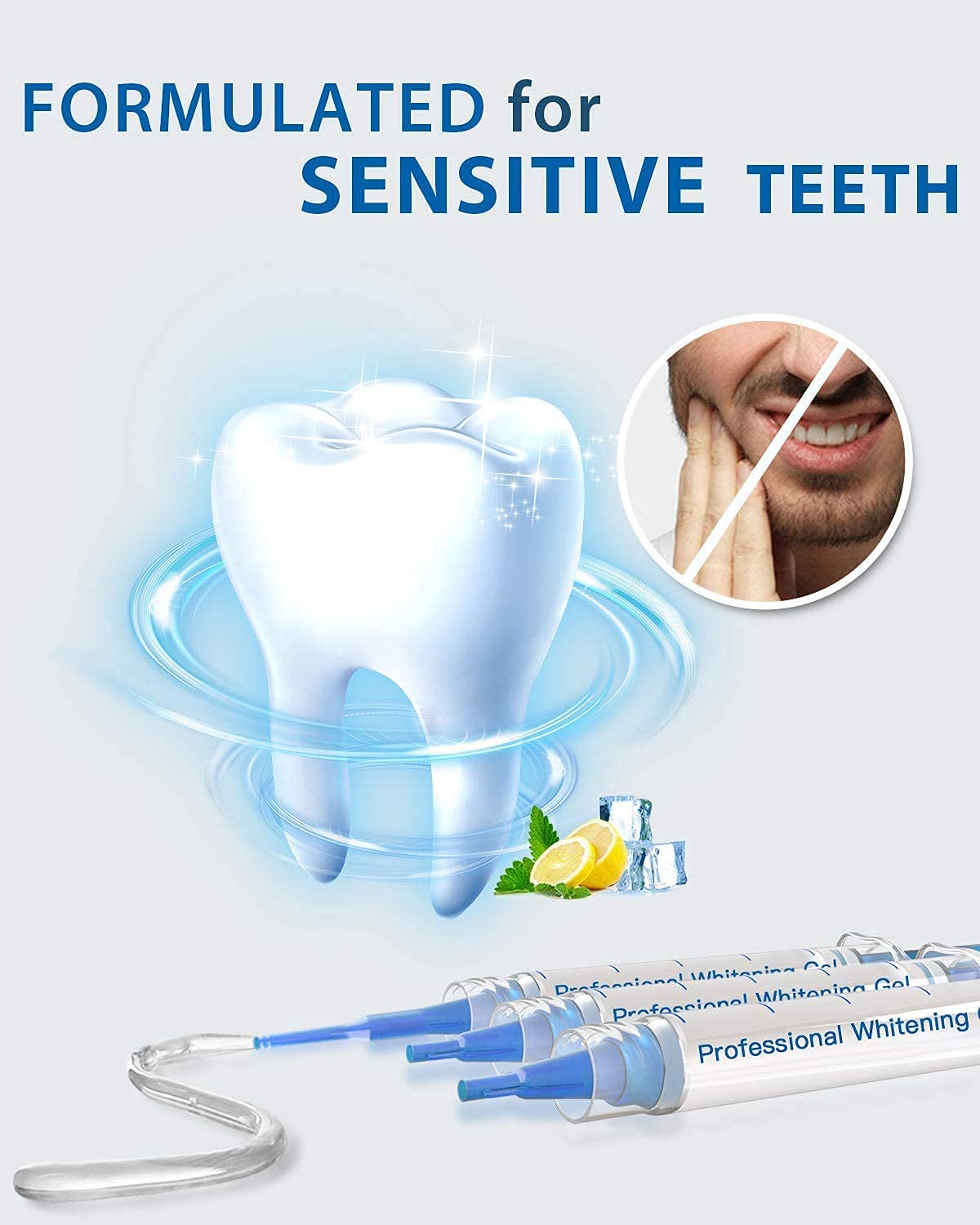 Vakker Professional Teeth Whitening Kit with LED Light 3 x 3ML 35