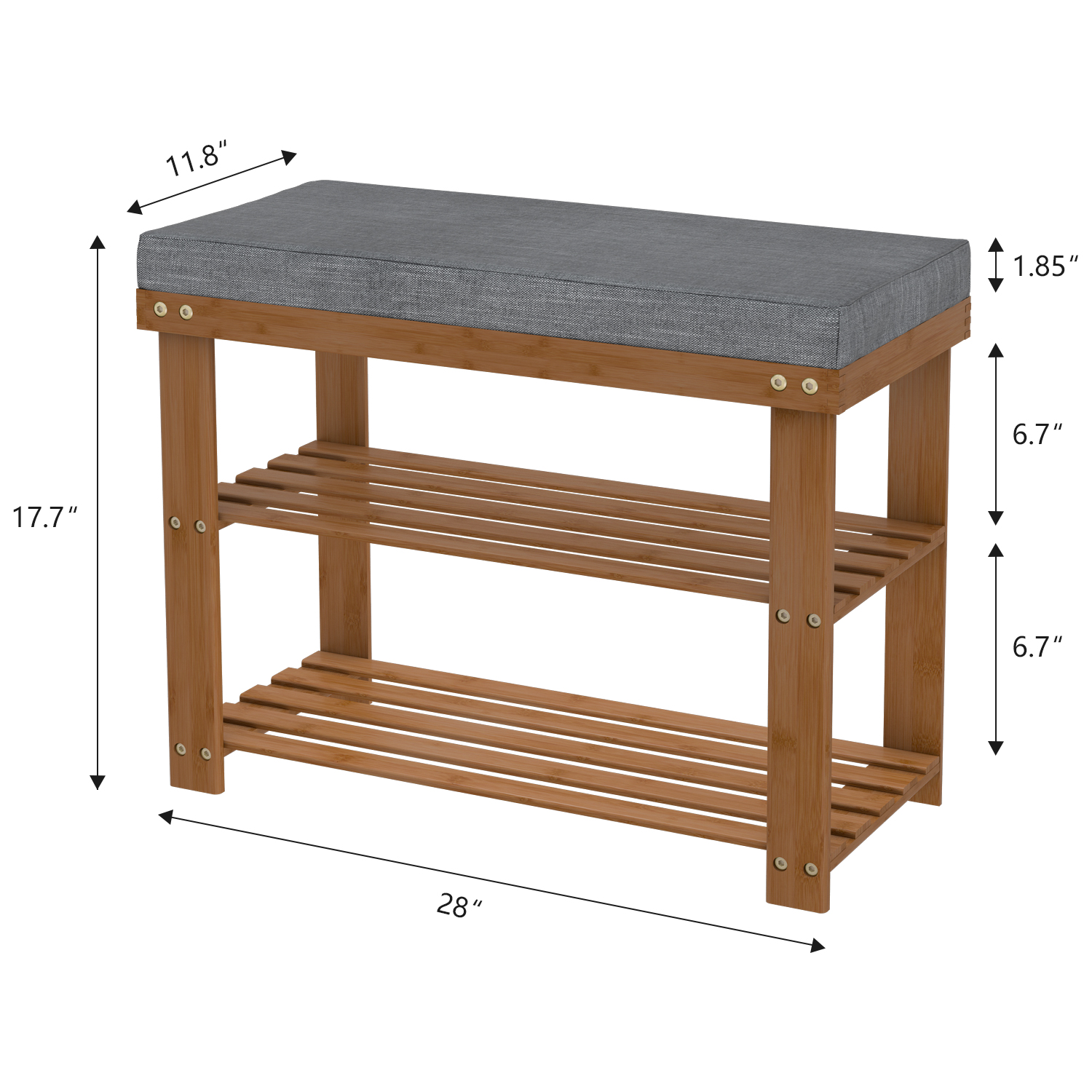 Shoe Rack Bench for Entryway Bench with Shoe Storage Front Door Shoe