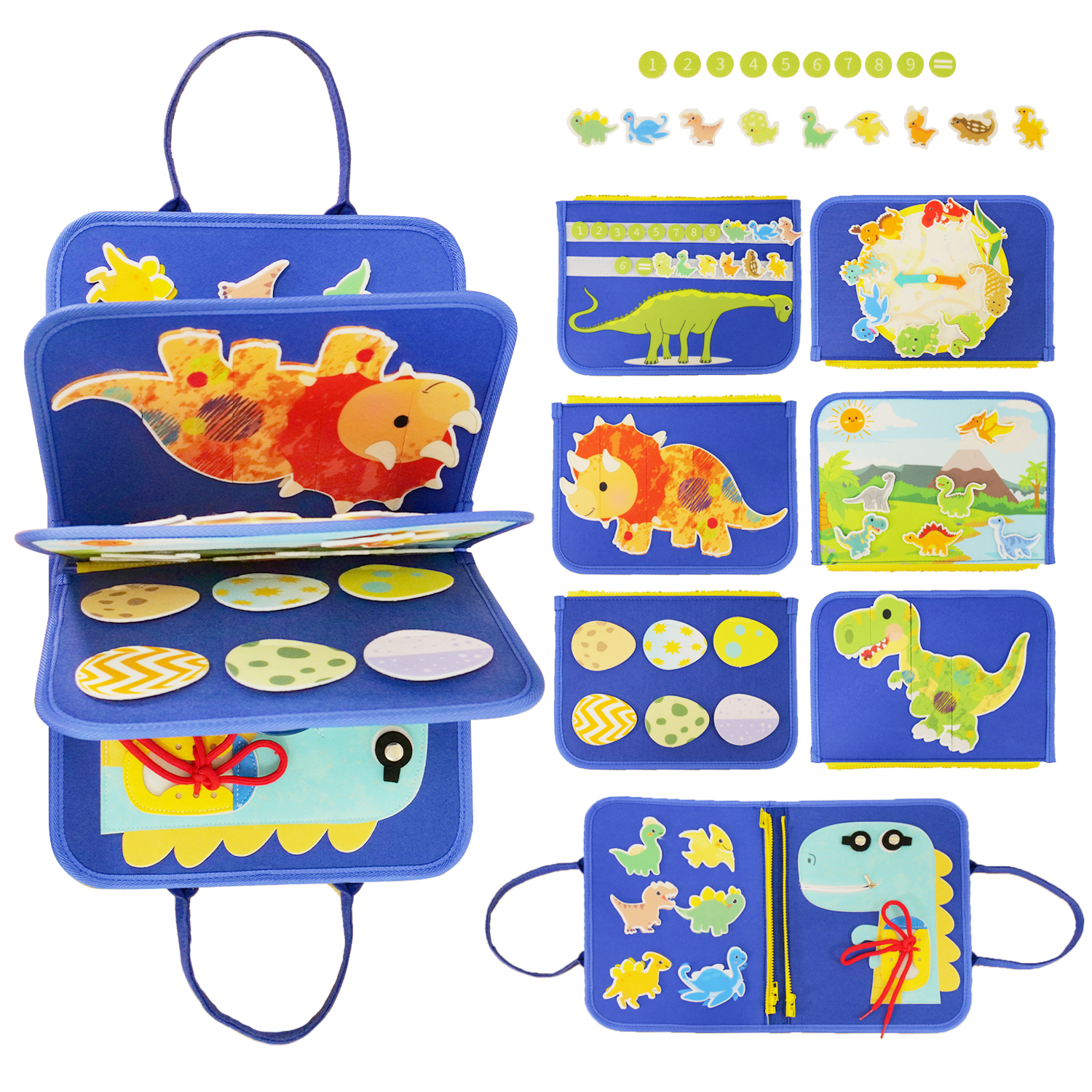 Busy Board Montessori for Toddlers 1 2 3 4 Years Old, Educational ...