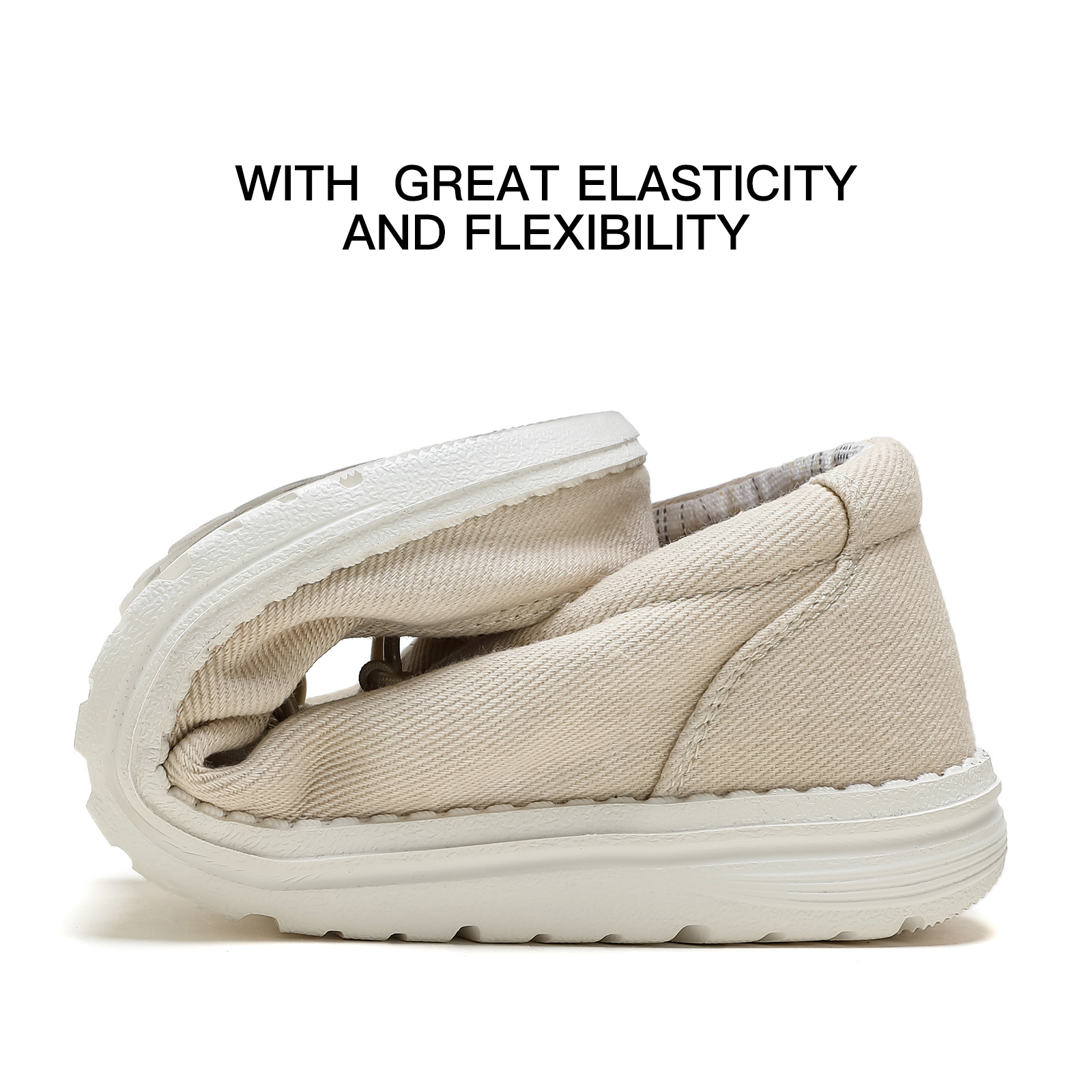 SANNAX Women's Slip on Shoes Canvas Shoes Casual Loafers for Women