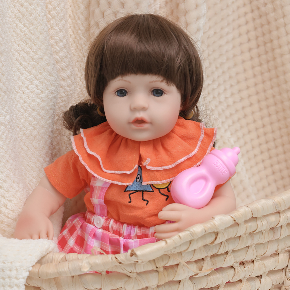 WERFLOT Soft Baby Real Care Reborn Baby Dolls 18inch Realistic Doll for 3 Year Old Girls