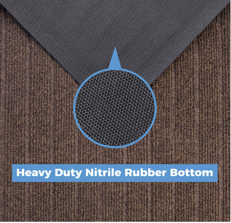 Lifewit 2 Pack Indoor Mat Door Mat Heavy Duty Non Slip Rubber Backing Doormat Entrance Low