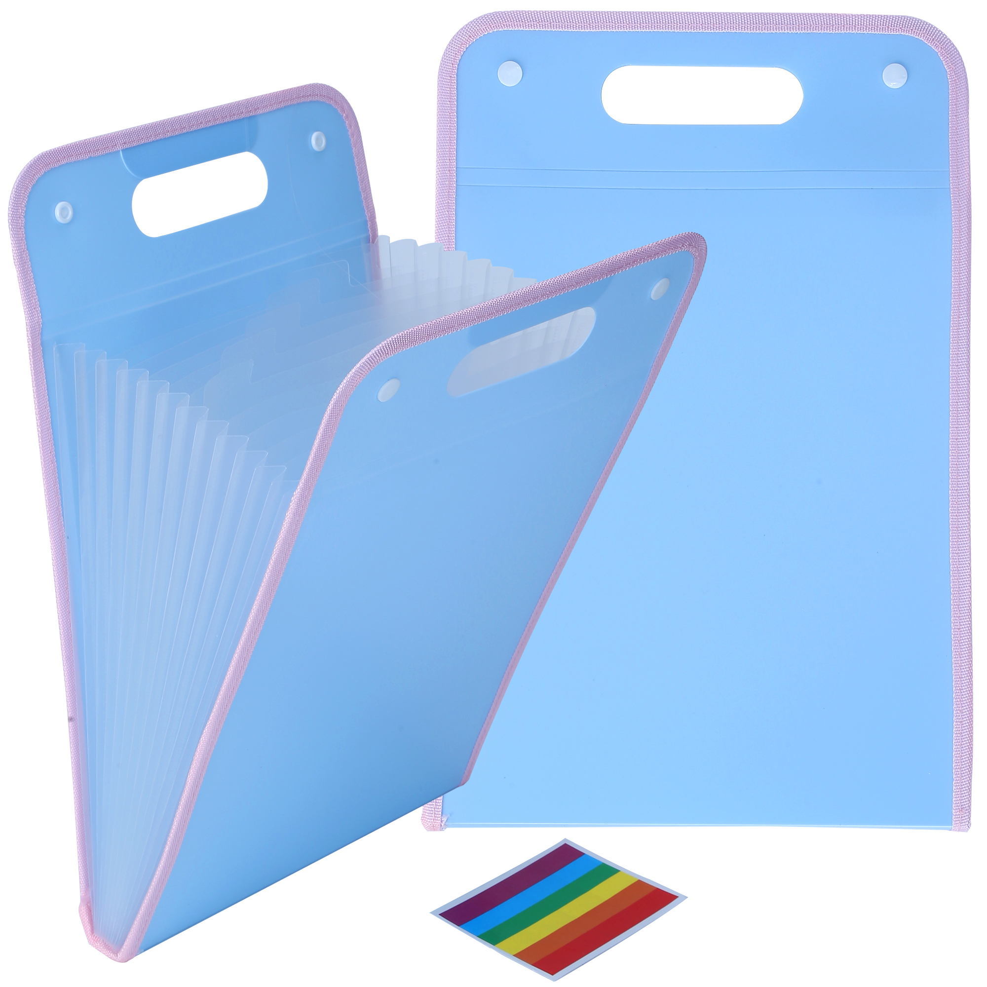 LANKIN Portable Vertical Expanding Accordion Folder with 13 Pockets