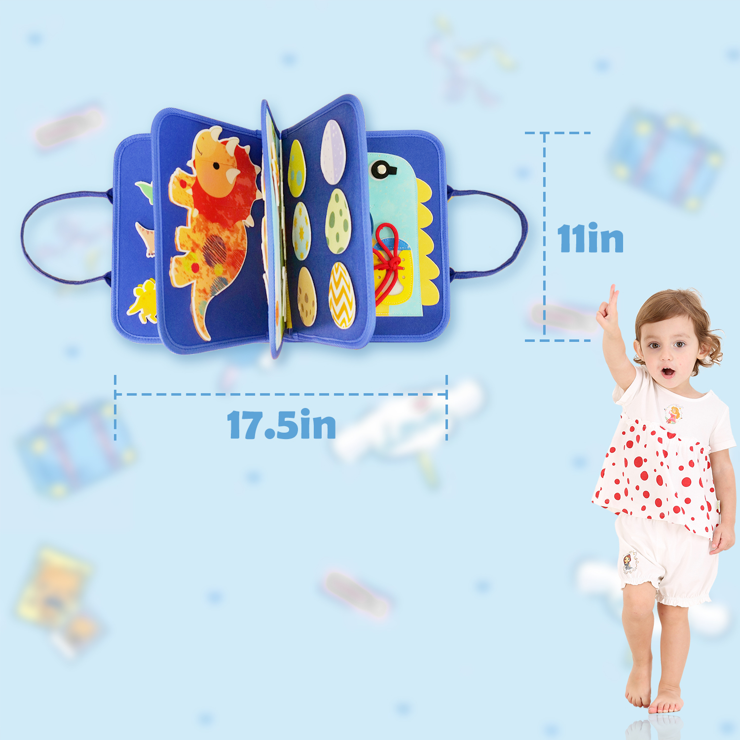 Busy Board Montessori for Toddlers 1 2 3 4 Years Old, Educational ...
