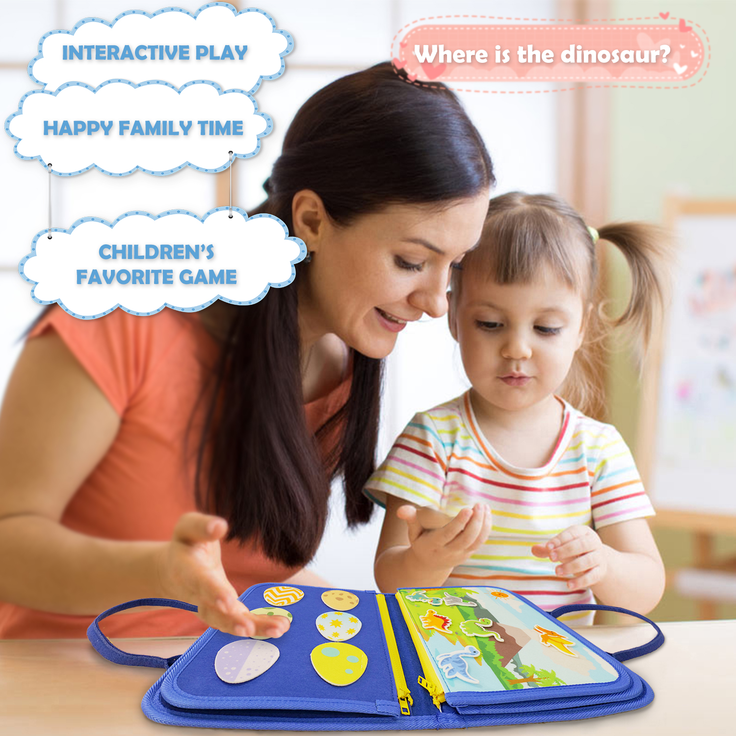 Busy Board Montessori for Toddlers 1 2 3 4 Years Old, Educational ...