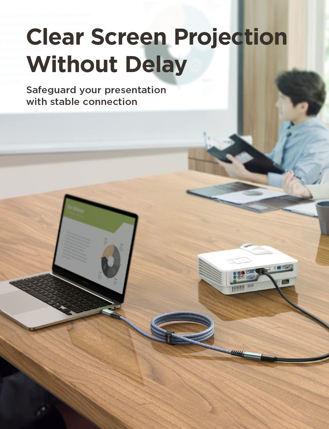 AINOPE [2M/6.6FT USB C Extension Cable, 10Gbps/USB3.2 Fast Transfer USB Type C Extender 100W/5A