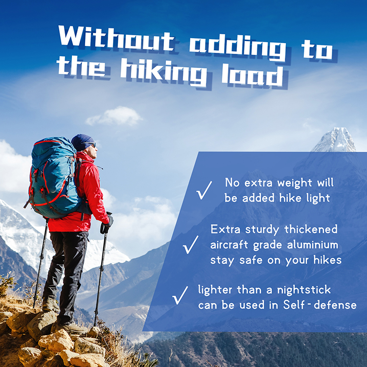 Trekking Poles Walking Stick Hiking Poles Collapsible Ultralight Travel Trekking Hiking Pole