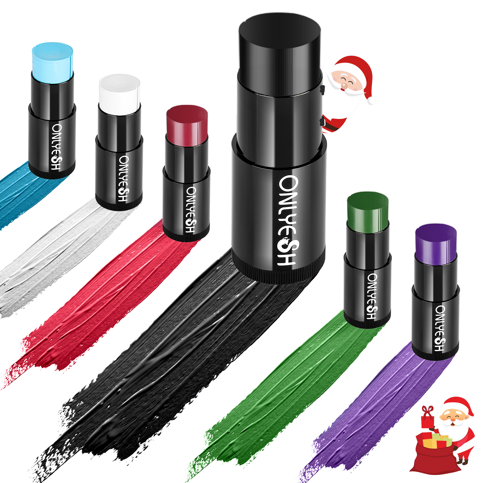 Black Face Paint, Cream Grease Sticks, Black Eye Black Stick