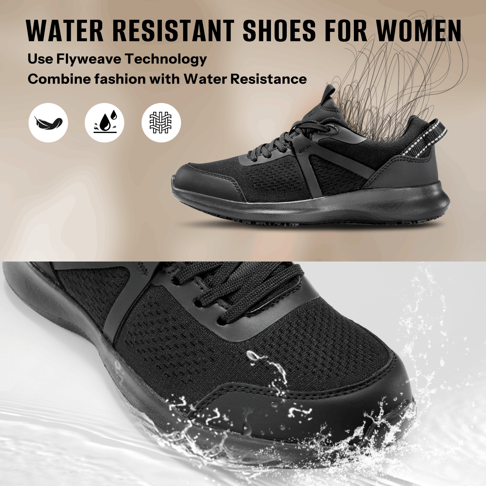 SPIEZ Non Slip Women Food Service Shoes Womens Work Shoes for Nurse